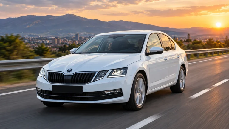 Skopje Airport taxi sedan for private airport transfers